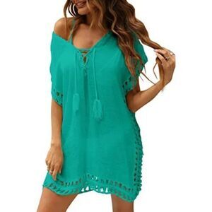 New Womens Swimsuit Cover Ups for Swimwear, Turquoise